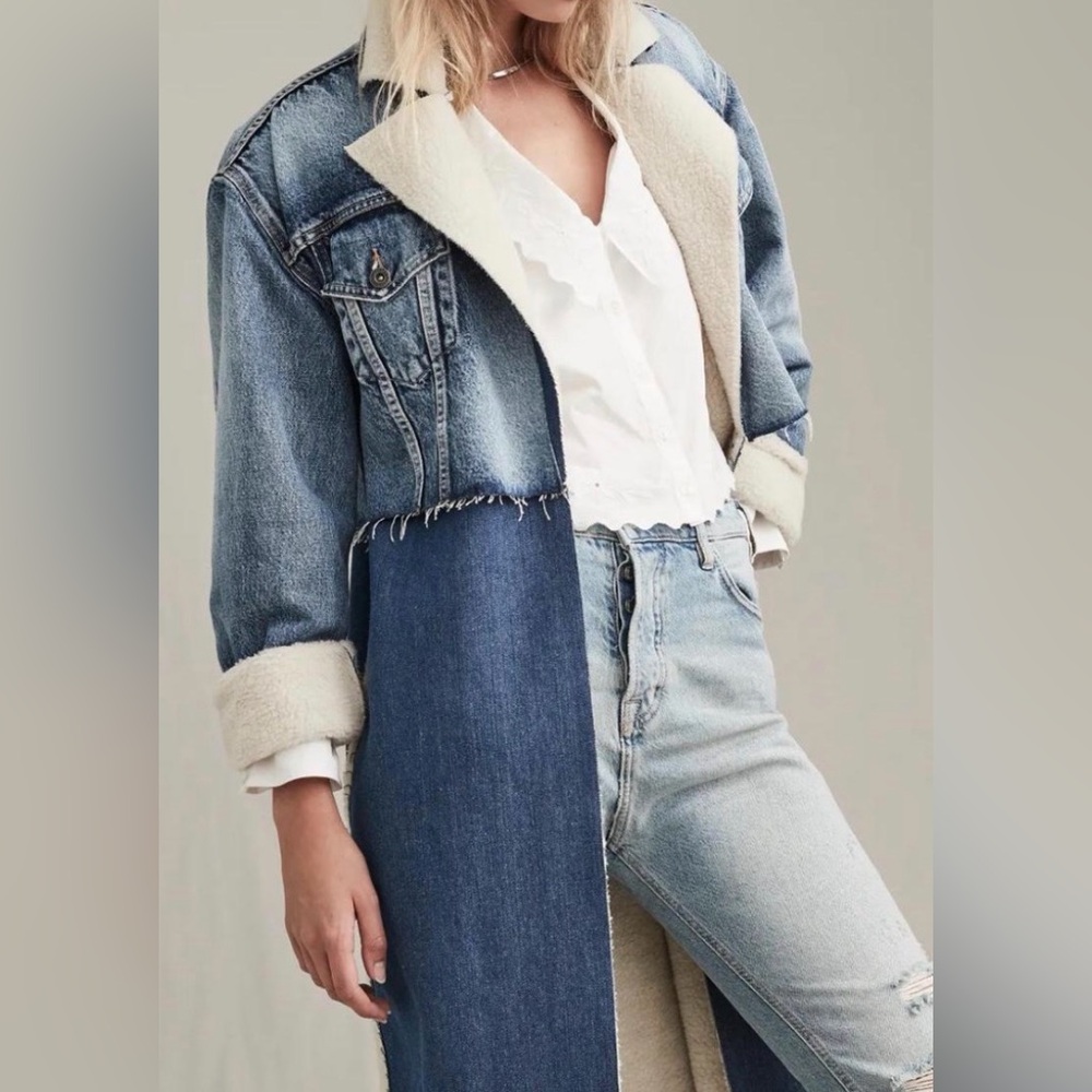 Levi’s Denim & Sherpa Trench Coat